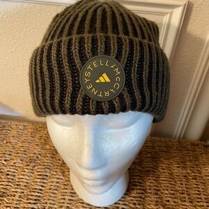Stella McCartney  for Adidas Green Brown Knit Women’s Hat